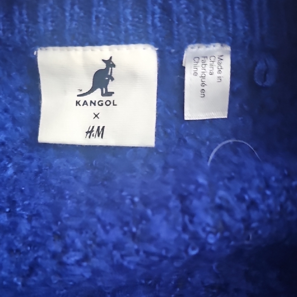 Kangol Blue and Green Striped Sweater - Picture 4 of 5